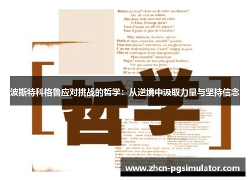 波斯特科格鲁应对挑战的哲学:从逆境中汲取力量与坚持信念 波斯特科格鲁应对挑战的哲学:从逆境中汲取力量与坚持信念